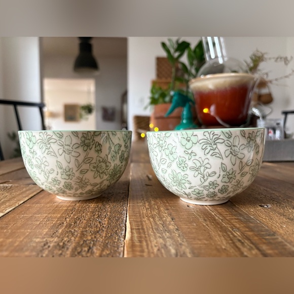 Floral Dipping Bowls, Set of Two - Picture 5 of 16